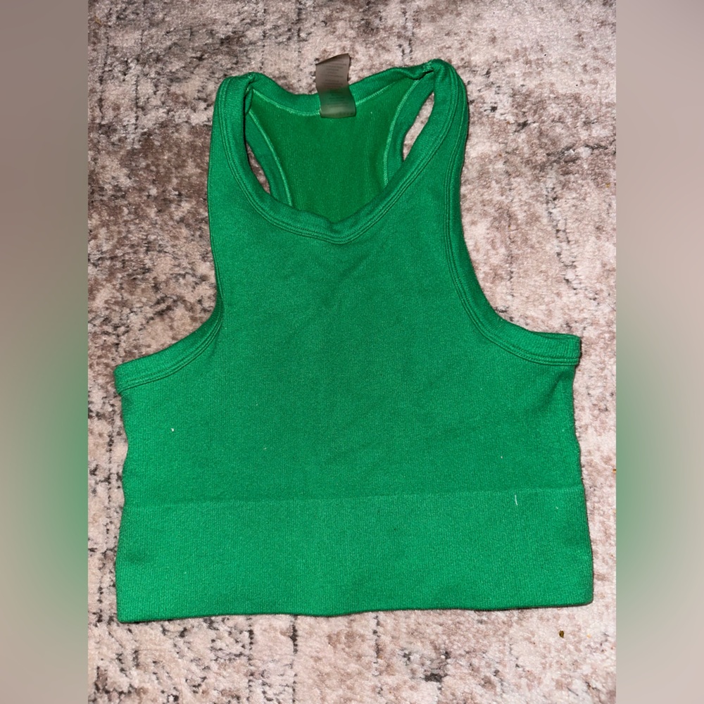 Green Workout Tank